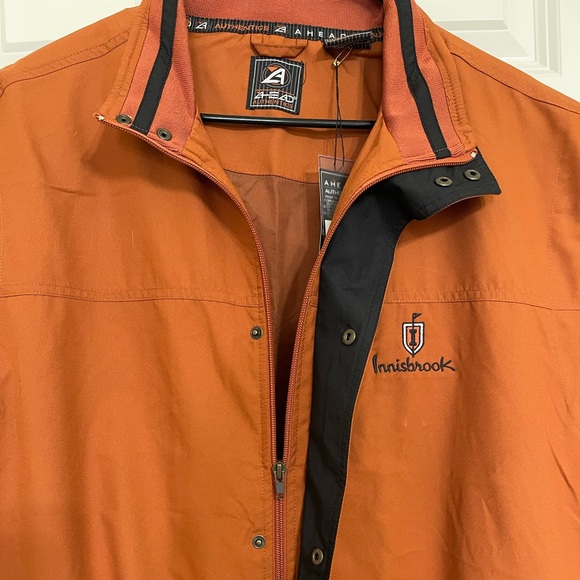 Ahead Authentics - Innisbrook Men's Orange Windbreaker Vest - XL - NWT! - Picture 3 of 3